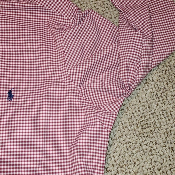 RALPH LAUREN CHECK CLASSIC NWOT BUTTON UP SHIRT - Picture 5 of 7